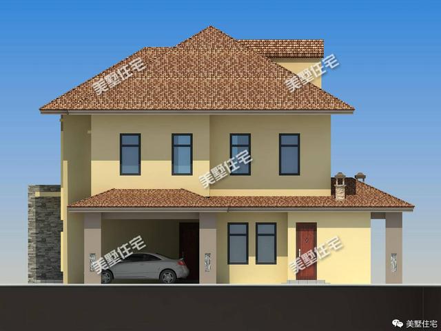 非常標準的5套系農村自建別墅設計，看完你也能建出這么好看房子！