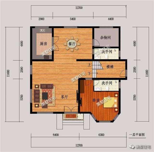 非常標準的5套系農村自建別墅設計，看完你也能建出這么好看房子！