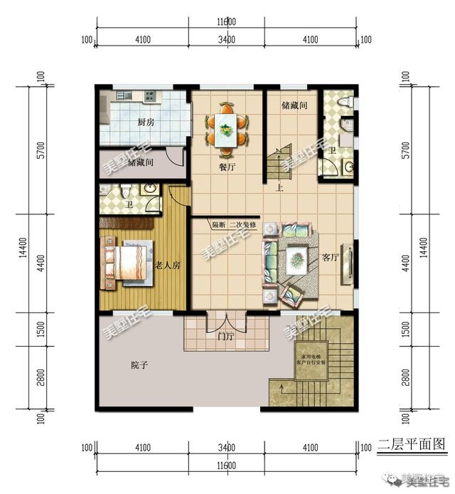 宅基地靠近馬路，不如在一層建個商鋪，不僅能賺錢還漂亮體面
