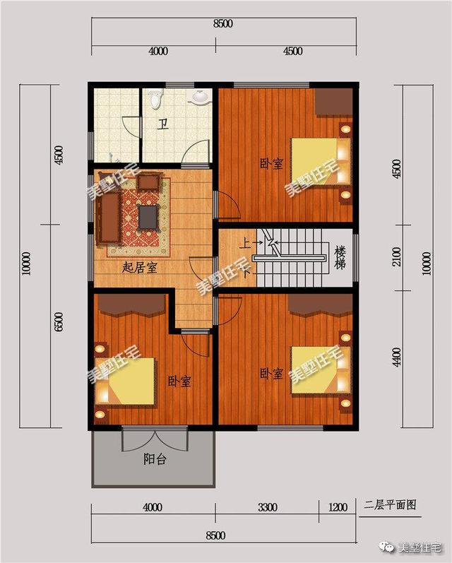 100平米左右的小戶型農(nóng)村自建房，美觀大方，造價(jià)低