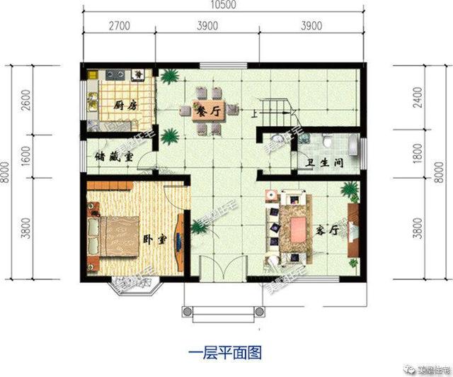 100平米左右的小戶型農(nóng)村自建房，美觀大方，造價(jià)低