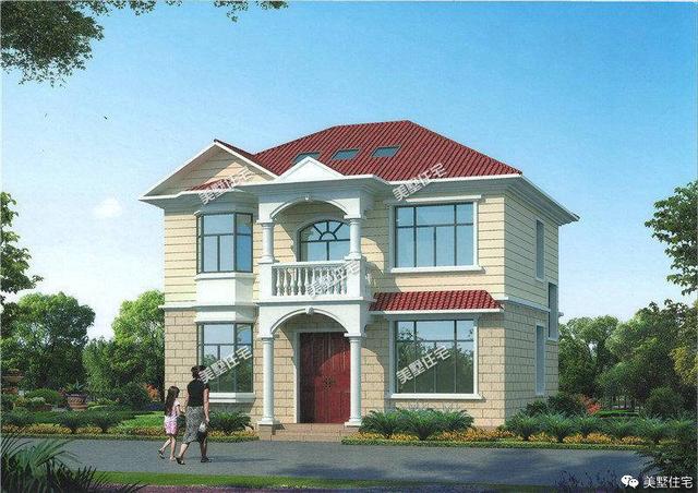 100平米左右的小戶型農(nóng)村自建房，美觀大方，造價(jià)低