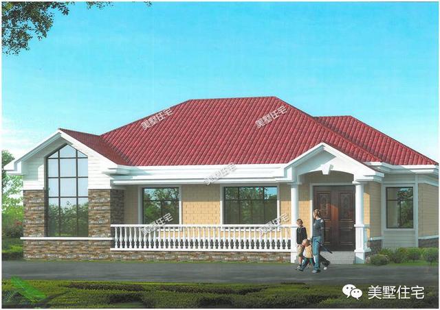 農村建房還是一層好，5套平房別墅設計，建3只要11萬！