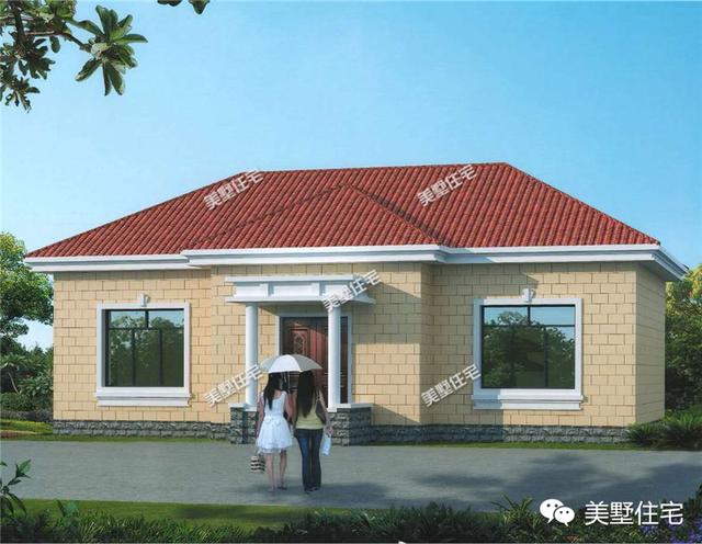 農村建房還是一層好，5套平房別墅設計，建3只要11萬！