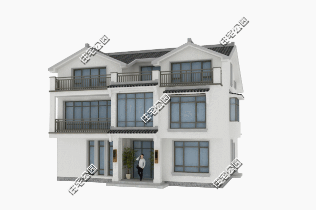 新中式別墅應該怎么修建？分享一套12X10米戶型設計