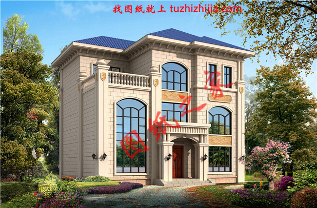 精致美觀2層半農村房屋全部圖片，絕對是村里最亮眼的！