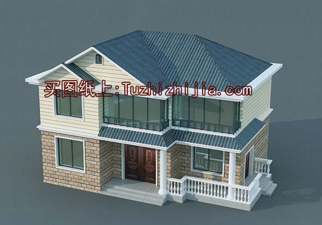 12x10米農村建房圖紙，120平二層小洋樓設計圖