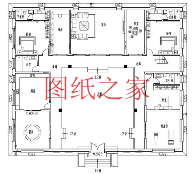 二三百平米大戶型獨棟別墅，第三套是四合院，一般人可建不起！