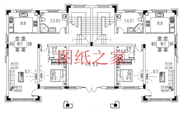 三套單戶占地110平米的雙拼別墅，建成后兄弟倆絕對面子十足！