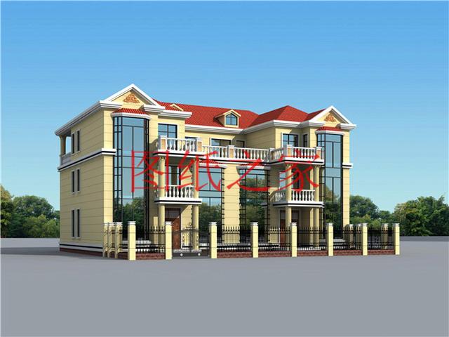 推薦6套三層農村雙拼別墅，比獨棟別墅更加大氣實惠！