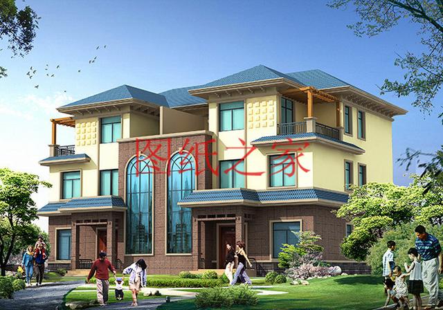 推薦6套三層農村雙拼別墅，比獨棟別墅更加大氣實惠！