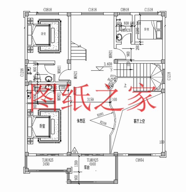 12X13米三層別墅戶型設計，功能性強，符合現代人的生活需求