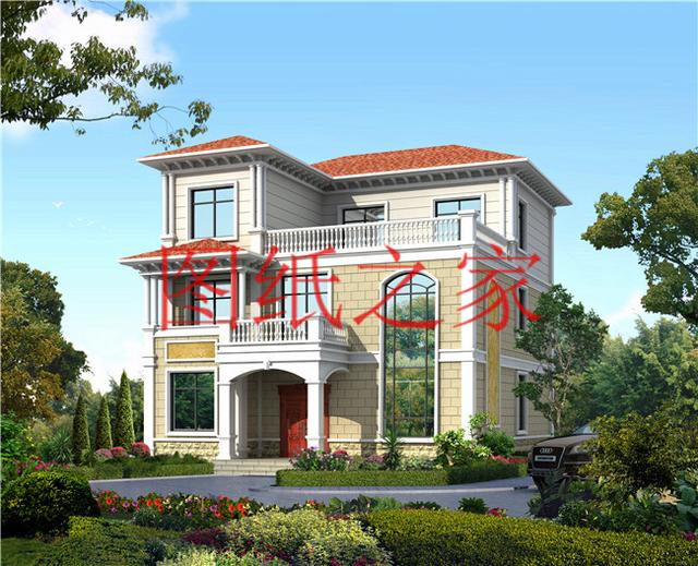 12X13米三層別墅戶型設計，功能性強，符合現代人的生活需求