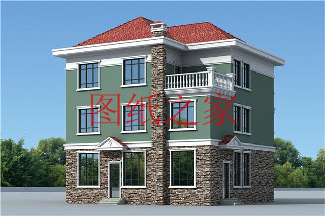 12X13米三層別墅戶型設計，功能性強，符合現代人的生活需求