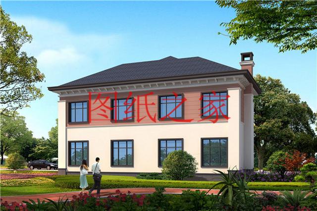 時尚大氣又溫馨實用的農村二層別墅設計，非常適合農村修建！