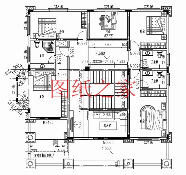 農村自建獨棟二層別墅，方正大戶型，實用又奢華！