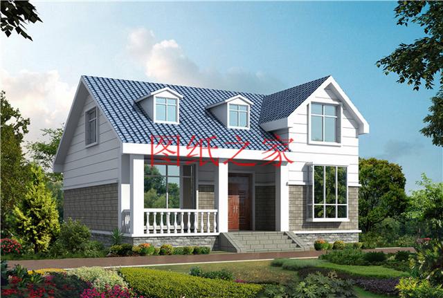 3套10X12米的農村二層別墅，占地面積小，美觀大方又實用！