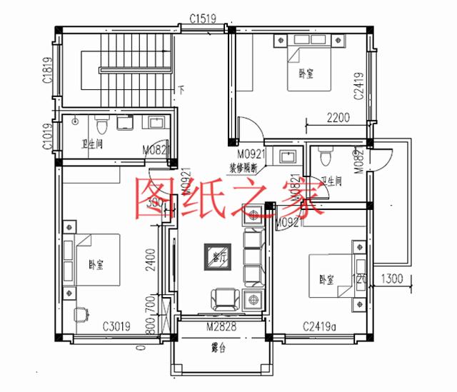 3套10X12米的農村二層別墅，占地面積小，美觀大方又實用！