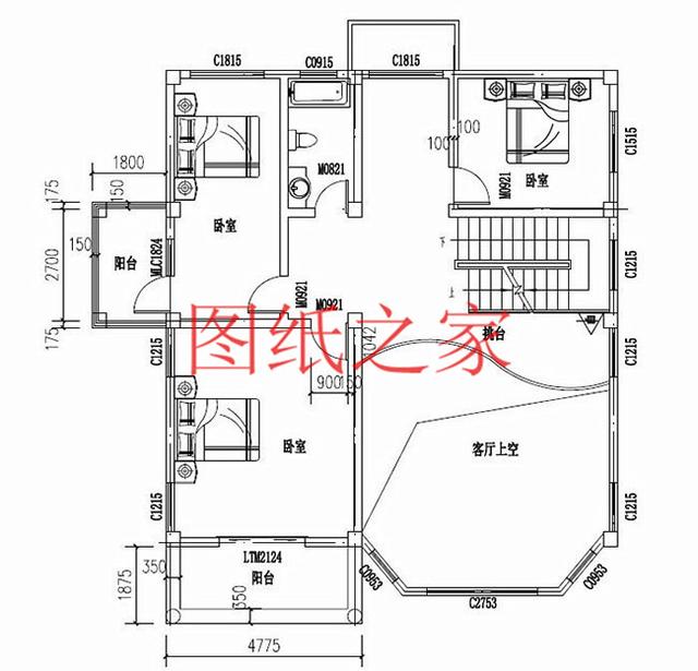 3套140平三層別墅，尺寸分別是11X13米和13X11米，供大家參考！