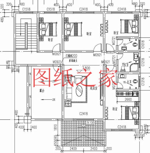5套15X13米農村三層別墅，家是避風港，需要用心來建造！