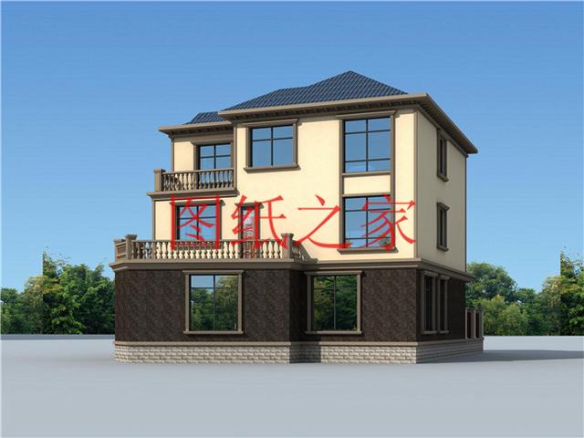 5套15X13米農村三層別墅，家是避風港，需要用心來建造！