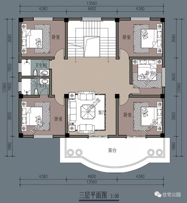 這棟歐式別墅建好之后，農村過年聚會再也不怕客人留宿