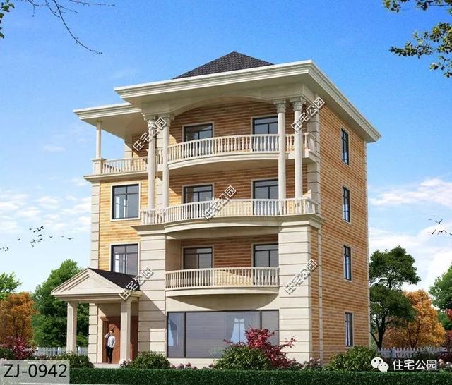 這棟歐式別墅建好之后，農村過年聚會再也不怕客人留宿