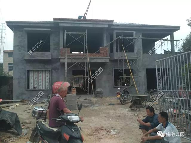 趁熱鬧來曬曬我的新房子，帶大院的兩層小洋樓，27萬蓋好美滋滋