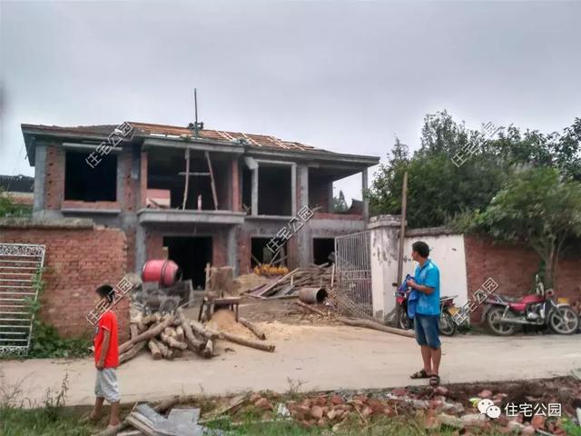 趁熱鬧來曬曬我的新房子，帶大院的兩層小洋樓，27萬蓋好美滋滋