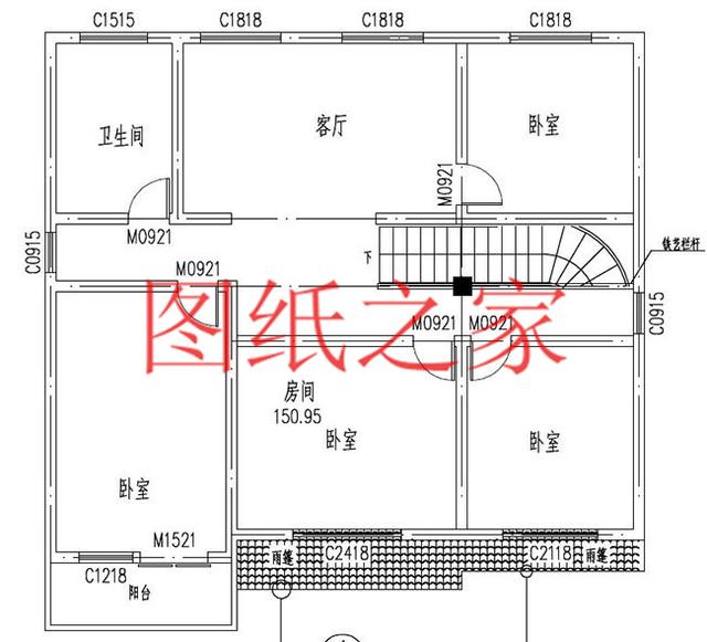小宅基地就建一套11X12米農村二層別墅，造價才20萬，經濟實用！