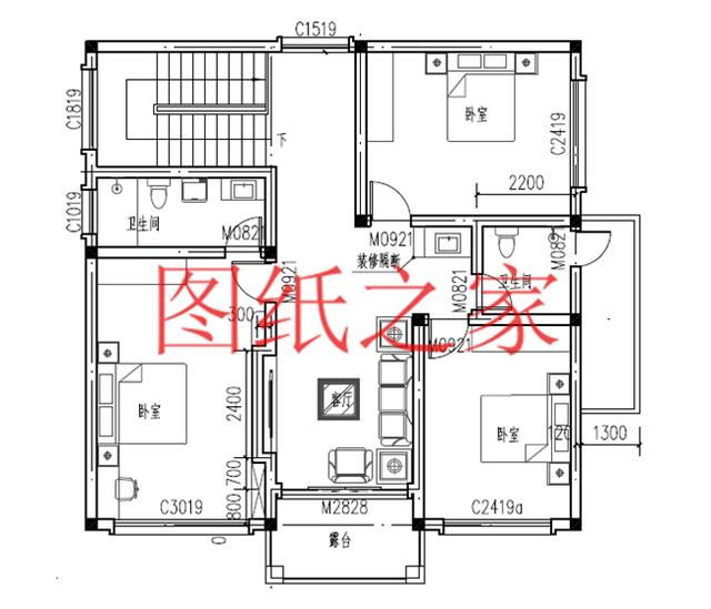 小宅基地就建一套11X12米農村二層別墅，造價才20萬，經濟實用！