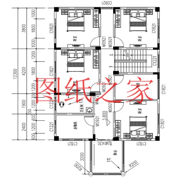 120平農村二層別墅，12X10米、10X12米兩種尺寸，25萬搞定！