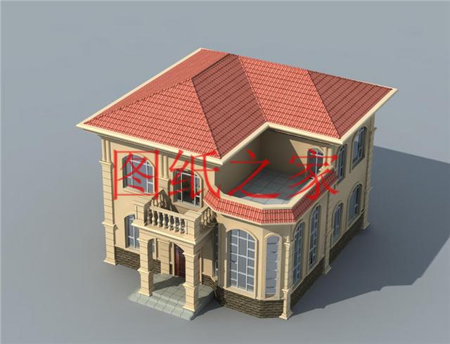 120平農村二層別墅，12X10米、10X12米兩種尺寸，25萬搞定！