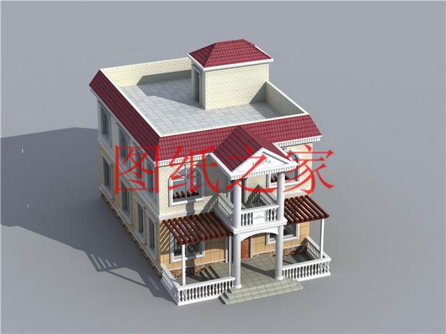 120平農村二層別墅，12X10米、10X12米兩種尺寸，25萬搞定！