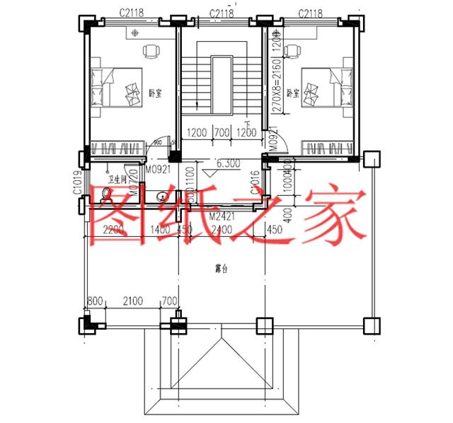現代風三層別墅，布局合理，13X14米、14X13米的戶型非常接地氣！