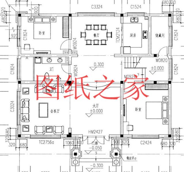 現代風三層別墅，布局合理，13X14米、14X13米的戶型非常接地氣！