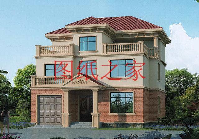 簡單大氣150平三層自建別墅，13X12米、12X13米兩個戶型供你選擇