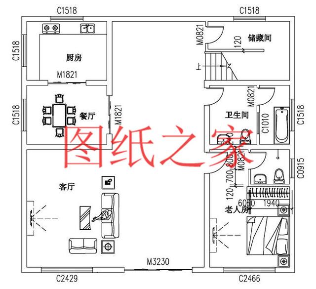 簡單大氣150平三層自建別墅，13X12米、12X13米兩個戶型供你選擇
