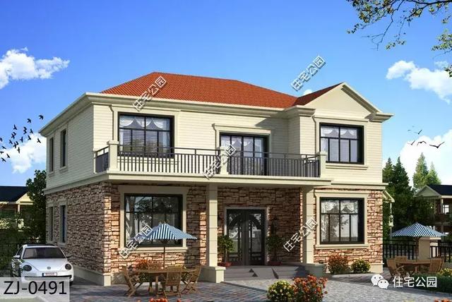 拆掉農村40年老宅，花65萬建成這棟農村別墅，父母都夸好