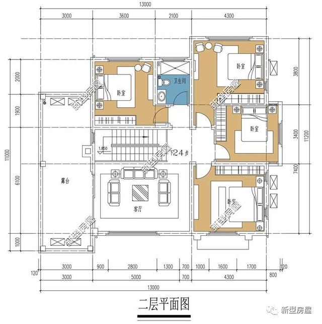 有了5套歐式農(nóng)村別墅圖紙，實現(xiàn)我的別墅夢就差宅基地和錢了！