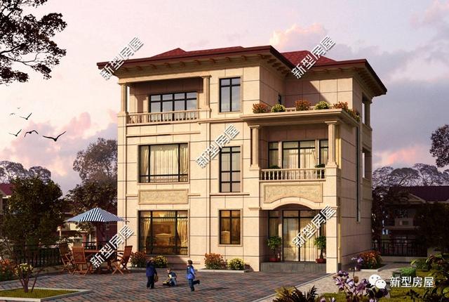 有了5套歐式農(nóng)村別墅圖紙，實現(xiàn)我的別墅夢就差宅基地和錢了！