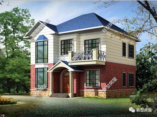 有了5套歐式農(nóng)村別墅圖紙，實現(xiàn)我的別墅夢就差宅基地和錢了！