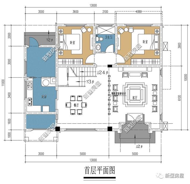 有了5套歐式農(nóng)村別墅圖紙，實現(xiàn)我的別墅夢就差宅基地和錢了！