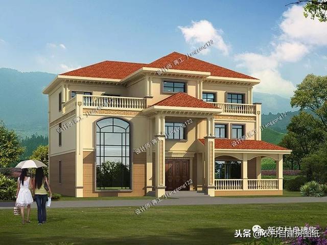 推薦12款三層農村別墅戶型設計，豪華款和樸素款都有，第9款最好！