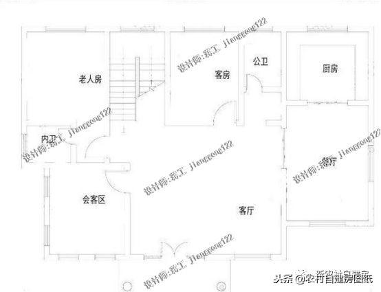 給父母建養老房，看看這5套帶煙囪的小別墅設計，柴火灶最接地氣