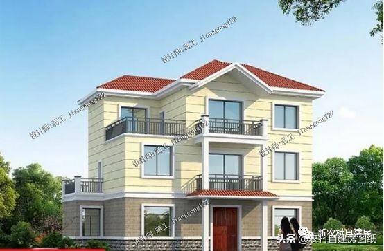 給父母建養老房，看看這5套帶煙囪的小別墅設計，柴火灶最接地氣