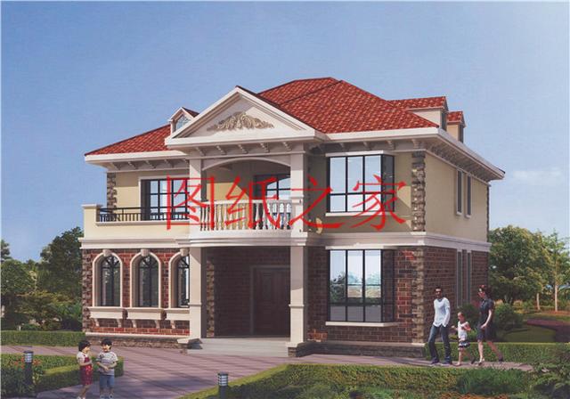 12X11米二層別墅，戶型方正造價20萬左右，非常經濟實用！