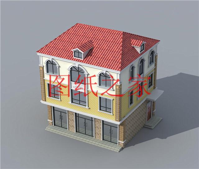 110平米左右的三層別墅，占地尺寸不到12X10米，一起來看看吧！