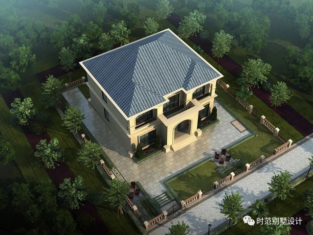 經(jīng)典二層歐式別墅設(shè)計(jì)圖，6室3衛(wèi)，造價只要30多萬，超值