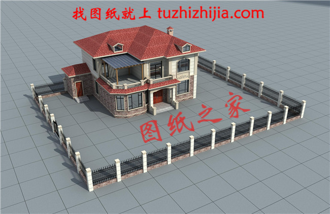 20萬農村二層小洋樓設計圖，帶鍋爐房，漂亮簡單實用